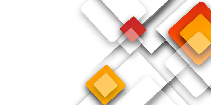 Abstract colorful square business annual report cover