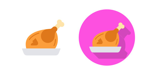 Chicken Vector Icon