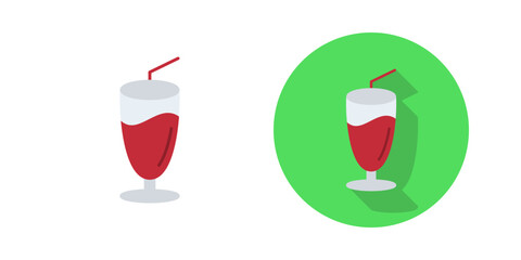 Milkshake Vector Icon