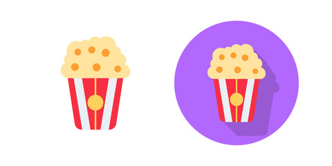 Pop corn Vector Icon
