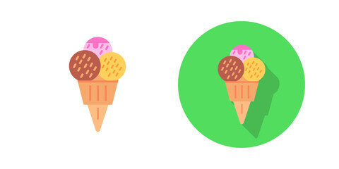 Ice cream Vector Icon