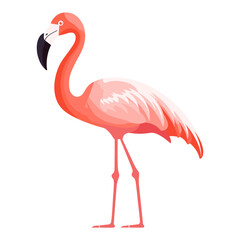 Fototapeta premium Flamingo illustration animal vector vector