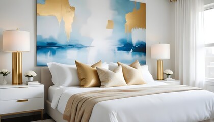 interior modern design room 3d