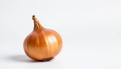 Single Onion on White Background (2)
