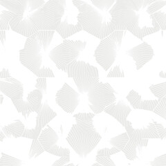 Vector Abstract Geometric Pattern, Subtle White Hexagon Mesh.