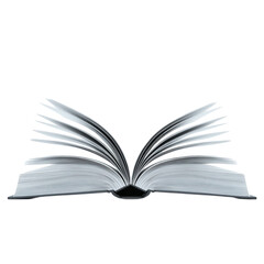 Obraz premium Open book pages abstract art design knowledge wisdom reading literature education