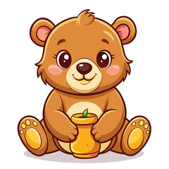 teddy bear cartoon Cute baby bear cartoon