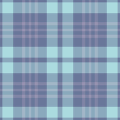Sheet seamless background tartan, style plaid pattern check. Production vector fabric textile texture in pastel and blue colors.