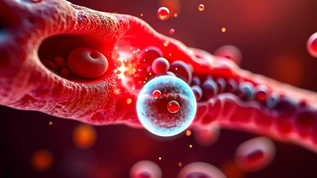 Blood vessels, Vascular health, Capillary damage. Blood circulation. Capillaries constrict under low pressure. Vein elasticity enhances oxygen delivery. Cardiovascular efficiency supports organ
