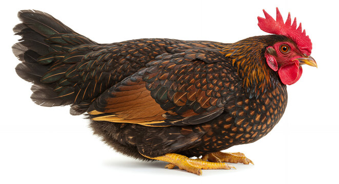rooster isolated on white background - Powered by Adobe