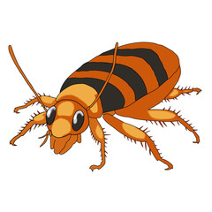 Secret Agent Cockroach Cartoon Drawing