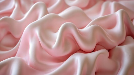 Obraz premium Abstract Pink Silk Drapery: Soft, Luxurious Texture