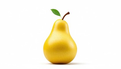 Single yellow pear