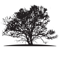 tree silhouette vector