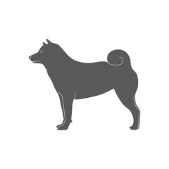 animal, dog, silhouette, vector, mammal, black, illustration, wild, white, pet, animals,