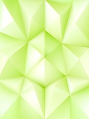 Obraz premium Geometric Light Green Abstract Background with Faceted Design Element