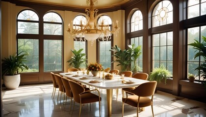 Obraz premium interior modern design room 3d