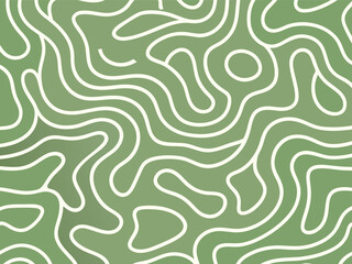  Seamless Abstract Organic Line Pattern - Minimalist Vector Design  
