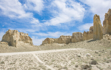 There are Sherckala rocks on the photo