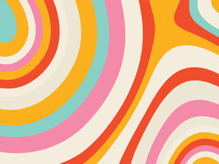 Naklejka premium Seamless Abstract Organic Line Pattern - Minimalist Vector Design.
