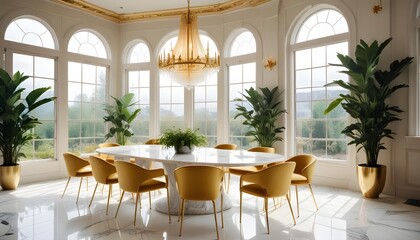 Obraz premium interior modern design room 3d