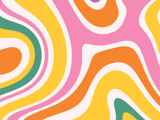 Seamless Abstract Organic Line Pattern - Minimalist Vector Design.