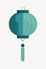Obraz premium Chinese paper lantern illustration vector