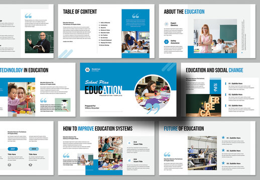 Education Presentation Layout