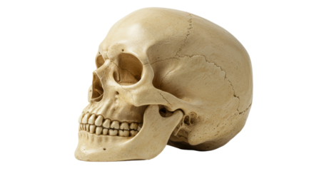 Isolated Human Skull Anatomical Model