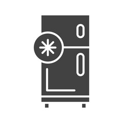 Fridge icon vector image. Suitable for mobile apps, web apps and print media.