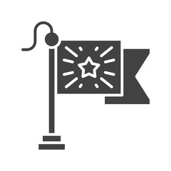 Flag icon vector image. Suitable for mobile apps, web apps and print media.