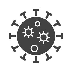 Virus icon vector image. Suitable for mobile apps, web apps and print media.