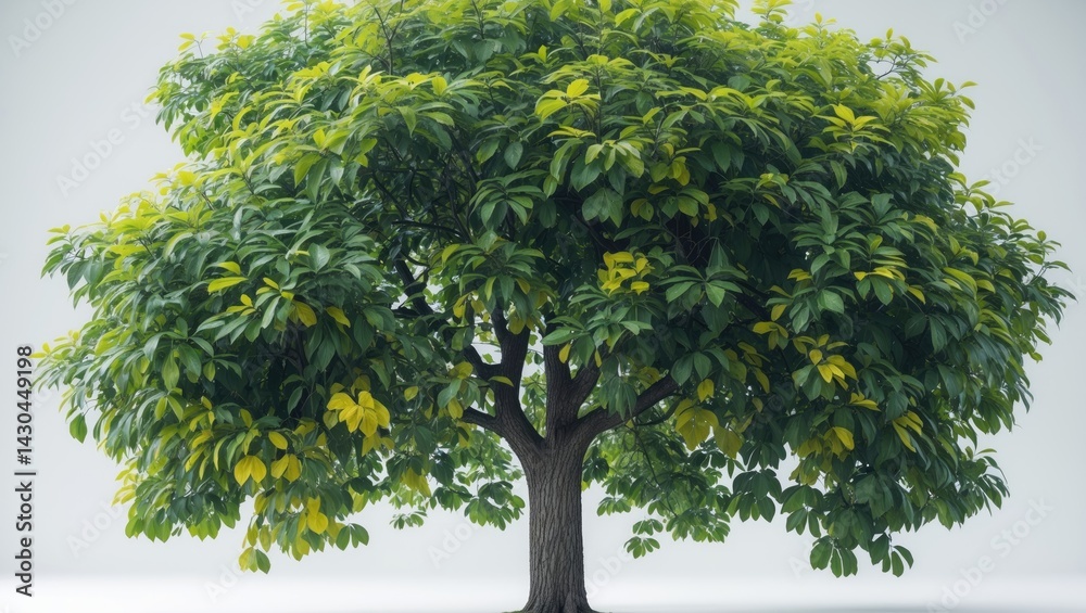 Poster Tree isolated on a background suitable for graphic decoration and design
