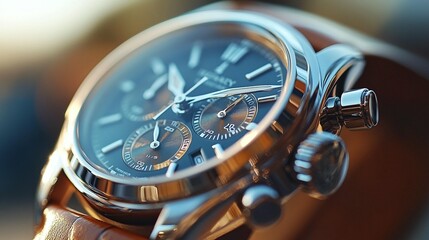 Fototapeta premium Adorable baby animal held gently in hands close up shot