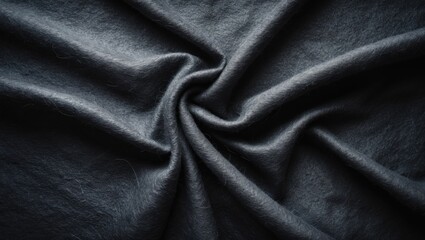 Fototapeta premium Thick felt texture in black and white background design