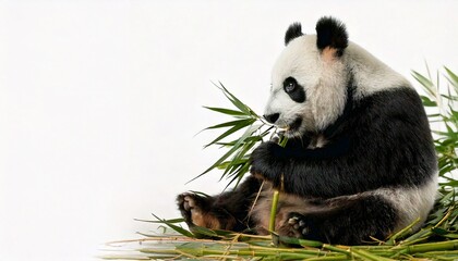 panda eating bamboo