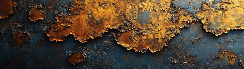 Rusty Metal Abstract Background Illustration