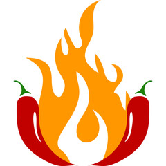 Flaming Chili Icon