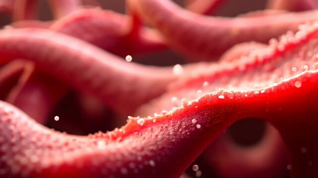 Blood vessels, vessel health, venous structure. Blood circulation. Capillaries constrict under low pressure. Vein elasticity enhances oxygen delivery. Cardiovascular efficiency supports organ