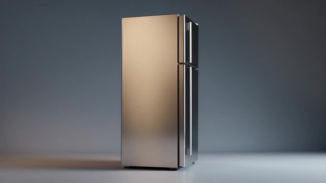 Inox fridge ideal for fresh fruits, vegetables, and household healthy nutrition