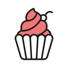 Catch a sight of this trendy cupcake with cream decor