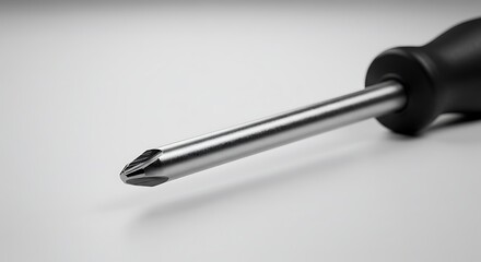 Screwdriver with Phillips Head Close Up