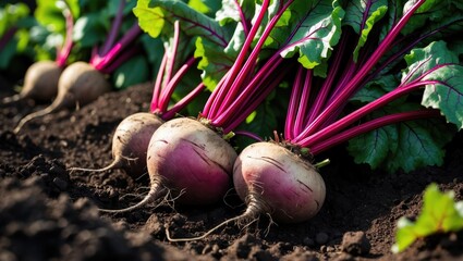 Organic farming practices for red table beets