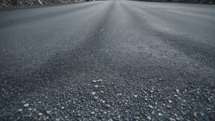 Gray asphalt road background with abstract pattern