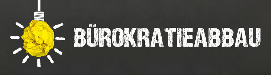 Bürokratieabbau	
