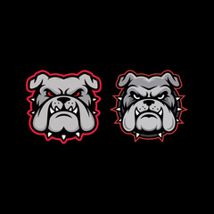 Fierce Bulldog Mascot Logo for Tri-Cities High School
