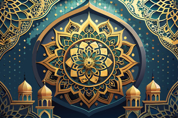 The Istanbul mosque's ceiling showcases the old city's religious architecture with intricate decoration and art