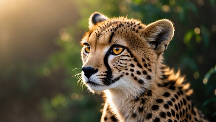 Cheetah, juvenile cheetah, infant cheetah, mother cheetah, wildlife scene, natural habitat, big feline, predator species, spotted fur, swift runner, hunting predator, carnivorous animal, endangered