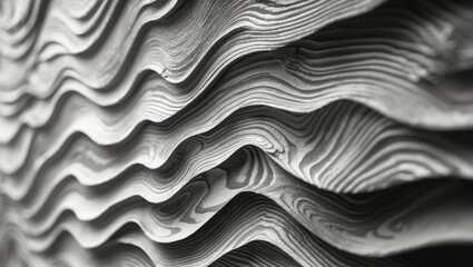 Fototapeta premium Black and white wood board pattern