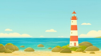 lighthouse on the coast